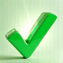 A green checkmark icon symbolizing a completed task.